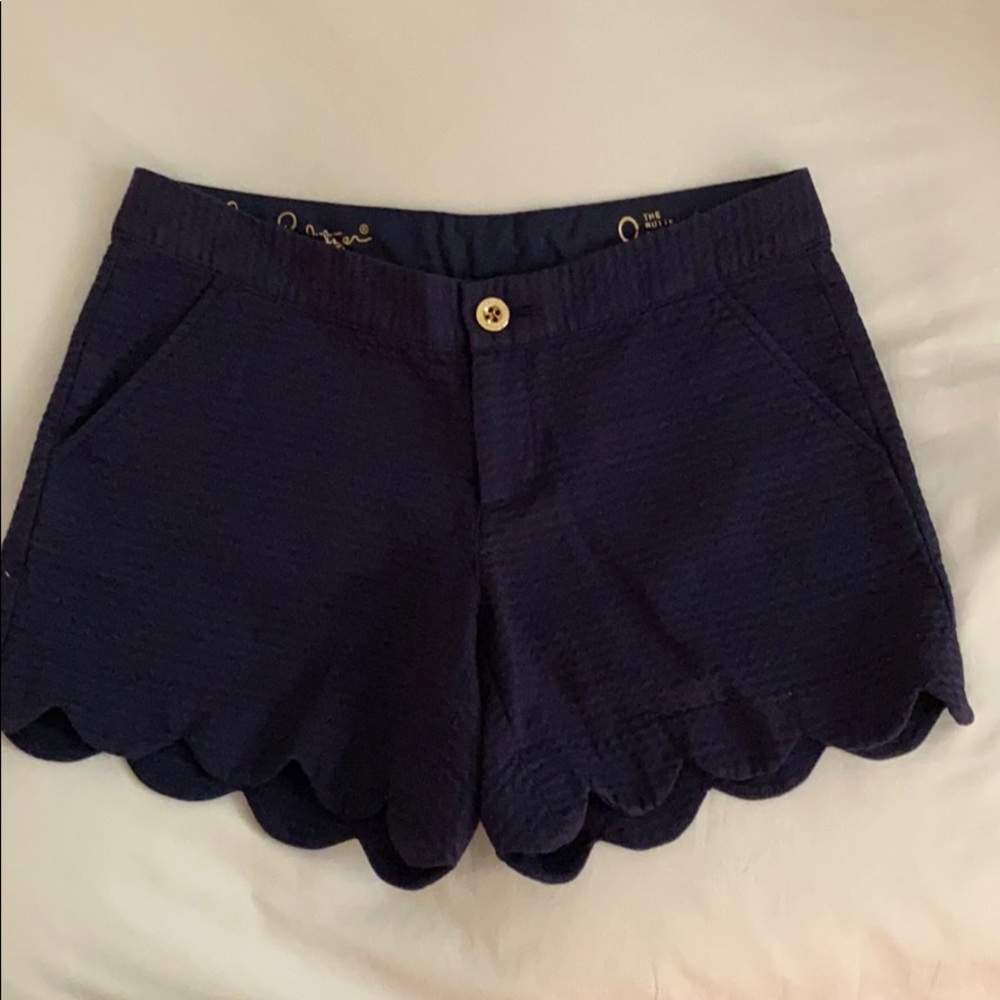 Lilly Pulitzer Buttercup Scalloped Shorts